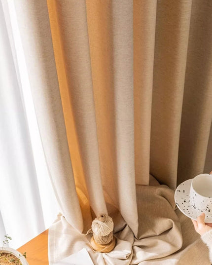 Rideau Beige Chiné