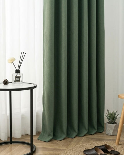 Rideau Vert Sapin Occultant