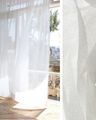 Blanc / 100 x 250 / Galon Fronceur (crochets escargot)