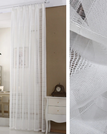 Blanc / 100X130 / Passe-tringle
