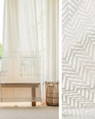 Blanc / 100  x  130 / Galon Fronceur (crochets escargot)