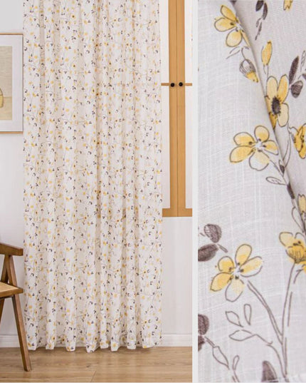 Rideau Fleuri Jaune