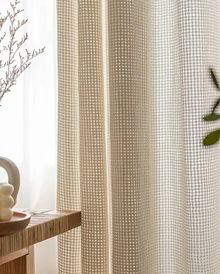 Rideau Voilage - Beige Tressé