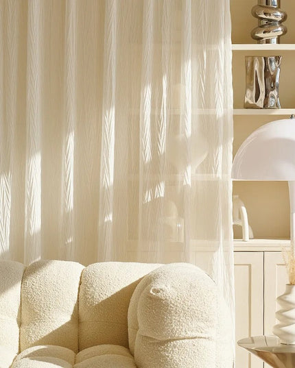 Rideau Voilage - Beige clair