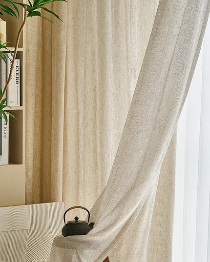 Rideau Voilage - Beige Tressé