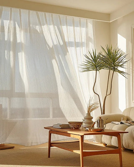 Rideau Voilage - Beige clair