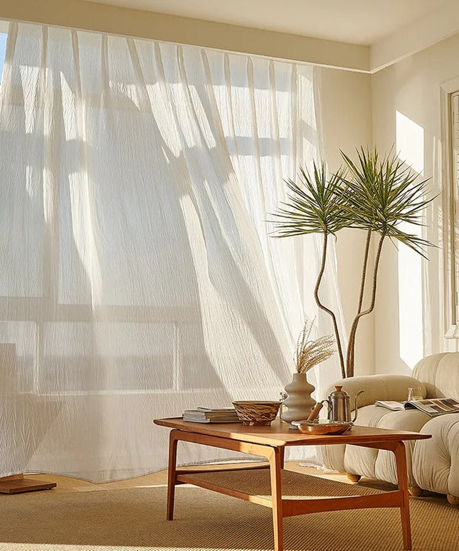 Rideau Voilage - Beige clair