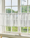 Blanc motif épi / 200 x 40 / Passe-tringle