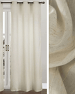 Beige crème / 100 x 250 / Multi-fonction (passe-tringle ou crochets escargot)