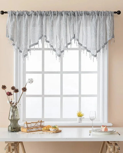 Rideau Fenetre Cuisine Gris
