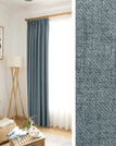 Gris bleu / 100 x 250 / Œillets