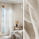 Linen Curtain – Ivory Voile