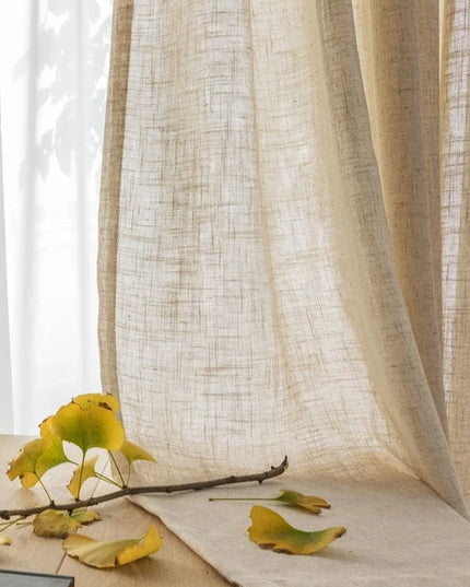 Rideau Lin - Voilage Beige