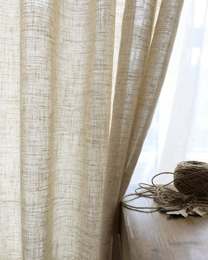 Rideau Lin - Voilage Beige