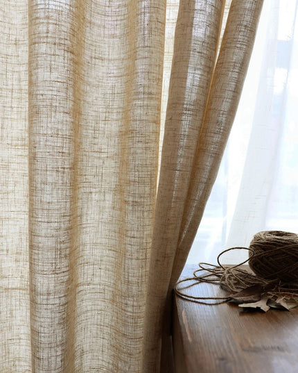 Rideau Lin - Voilage Beige
