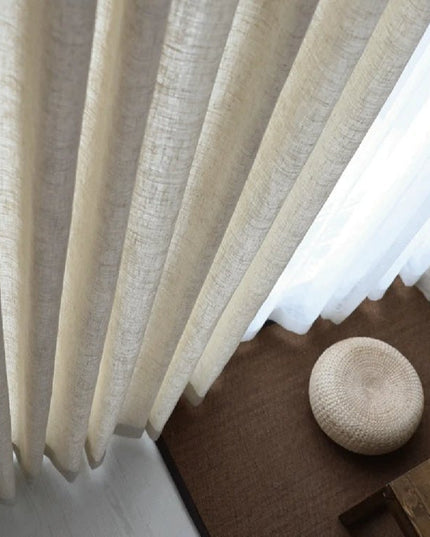 Rideau Lin - Voilage Beige