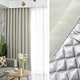3-in-1 Soundproof Thermal Blackout Curtain – Sandy Beige Satin Effect