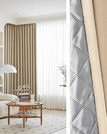Beige / 100 x 250 / Galon Fronceur (crochets escargot)