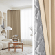 3-in-1 Soundproof Thermal Blackout Curtain – Light Beige
