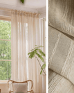 Beige / 100 x 130 / Oeillet