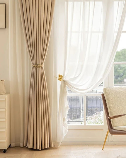 Rideau Semi Occultant - Beige Clair