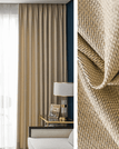 Beige / 100 x 130 / Galon Fronceur (crochets escargot)
