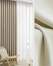 Blanc crème / 150 x 250 / Plis Flamands (crochets réglables)