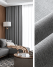 Gris / 150 x 270 / Plis Flamands (agrafes flamandes)