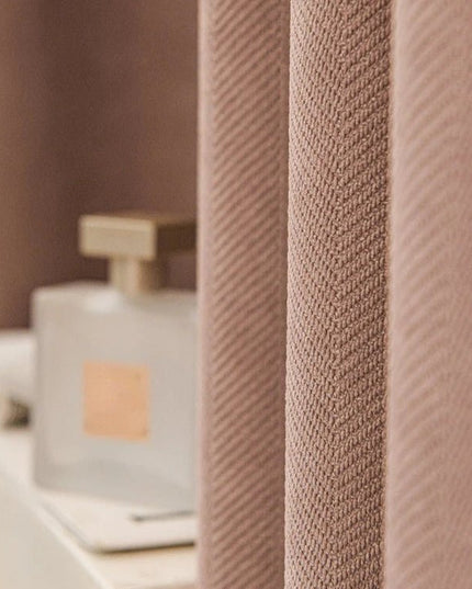 Rideau Semi Occultant - Rose Terracotta