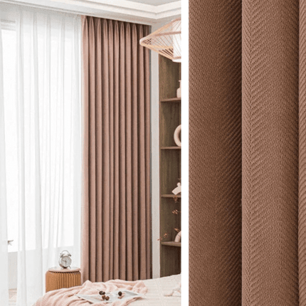 Rideau Semi Occultant - Rose Terracotta