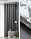 Gris anthracite / 100 x 250 / Œillets