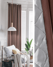 Marron / 100 x 250 / Galon Fronceur (crochets escargot)