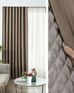 Taupe / 100 x 250 / Plis Flamands (agrafes flamandes)