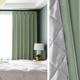 3-in-1 Soundproof Thermal Blackout Curtain – Sage Green
