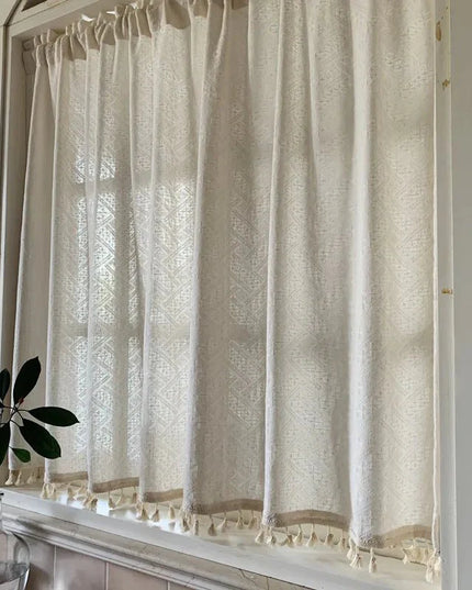Rideaux Lin - Voilage Brise Bise Beige