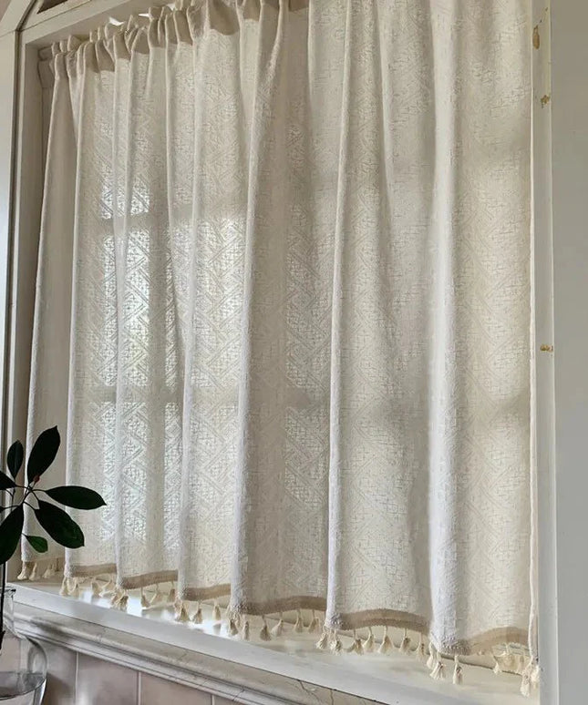 Rideaux Lin - Voilage Brise Bise Beige