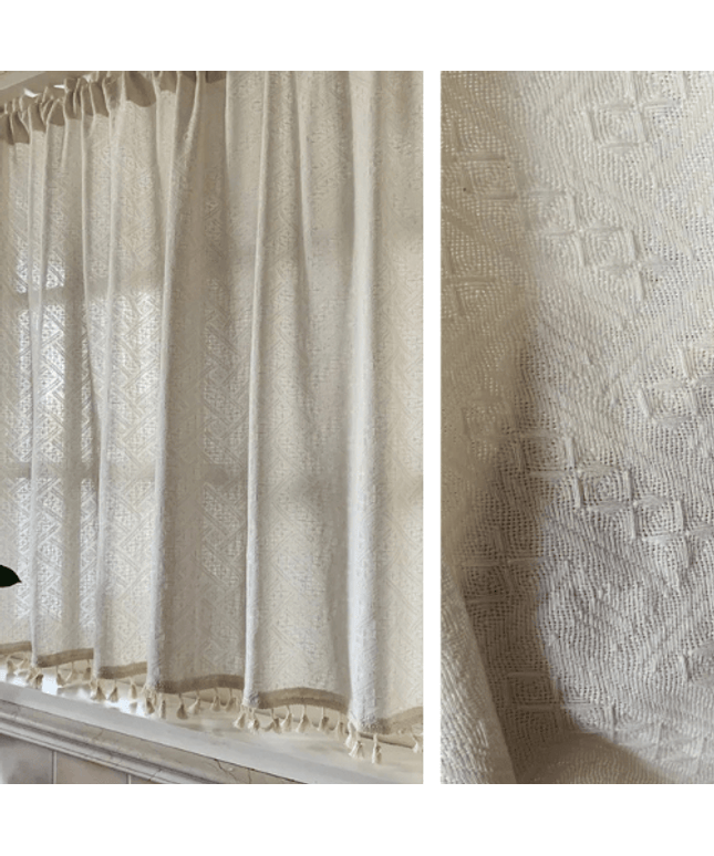 Rideaux Lin - Voilage Brise Bise Beige